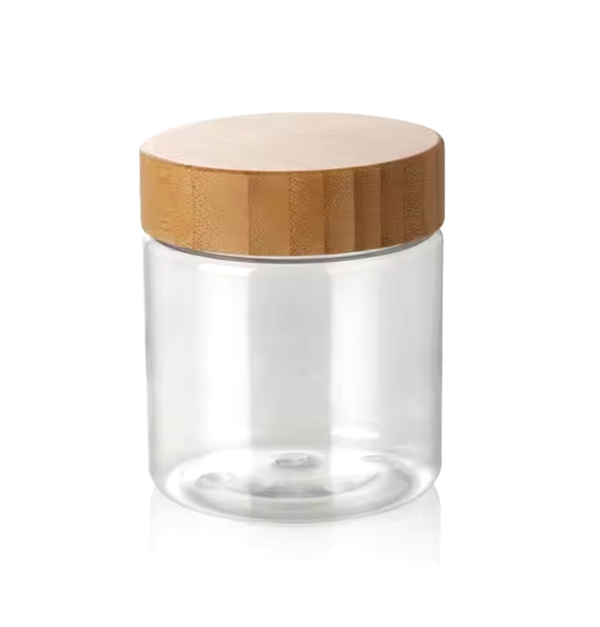 Glass Jar w/ Bamboo Lid