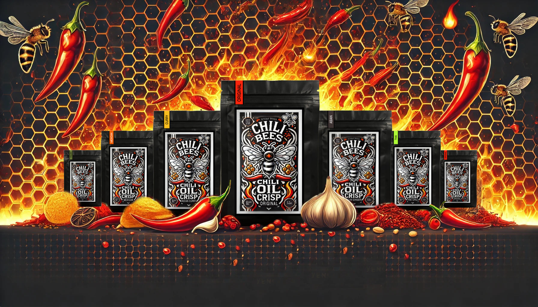 Bold Flavors of Chili Crisp & Hot Honey – Chili Bees
